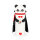 Kawaii - Panda - Stehendes Mäpchen gruselig schön von Legami