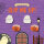 Clip Me Up! - Set aus 4 Mini-Haarclips - Ghost + Pumpkin