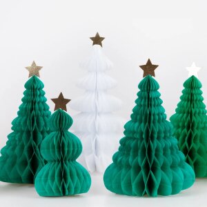 Honeycomb trees - weihnachtlich Tannenbäume 3D...
