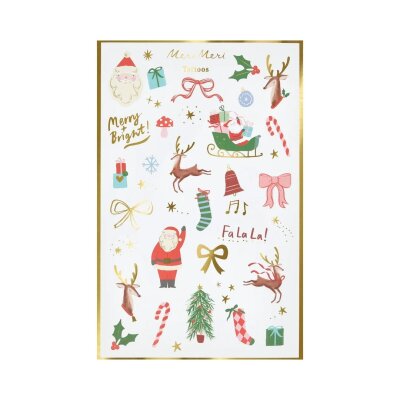 Christmas Tattoos neu von Meri Meri