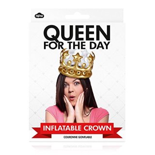 Queen of a day - aufblasbare Geburtstagskrone