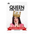 Queen of a day - aufblasbare Geburtstagskrone