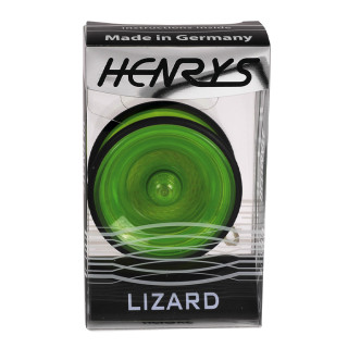 Henrys Lizard Yoyo grün  für Fortgeschrittene mit Anleitungsheftchen mit coolen Tricks