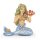 Meerjungfrau sitzend Spielfigur von Papo mit blau glitzerndem Fischschwanz