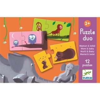 Duo puzzle Mom and baby - Mama und Baby