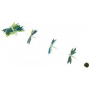 Libellengirlande aus handgeschöpftem Papier von Tudi Billo