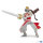 Drachenkönig mit Schwert rot-silberne Rüstung Spielfigur von Papo