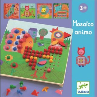 Djeco Lernspiel Mosaic Animo - Mosaikspiel