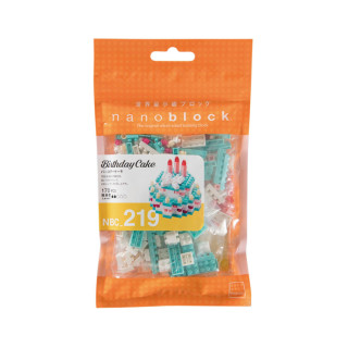 Geburtstagstorte Miniserie Nanoblock mit bis zu 180 Microbausteinen Geburtstagskuchen