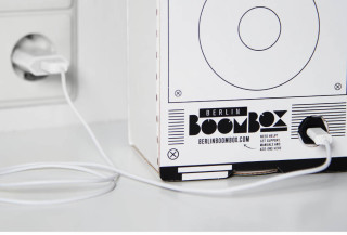 Berlin Boombox weiss - Lautsprecher für das Smartphone