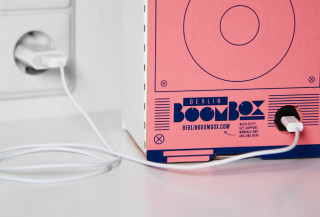 Berlin Boombox pink - Lautsprecher für das Smartphone mit Bluetooth