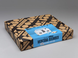 Montana Boombox - Stereolautsprecher für das Smartphone zum Selbstgestalten mit Bluetoothfunktion