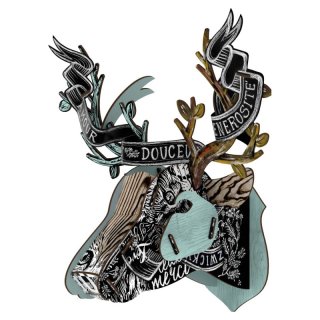 Trophy Deer Zwickypedia - 3D Puzzle Hirschgeweih von MIHO