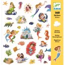 Kleine Geschenke:  Sticker Meerjungfrauen
