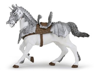 Papo 39388 Pferd des Drachenkönigs rot 11 cm Ritter und Burgen 