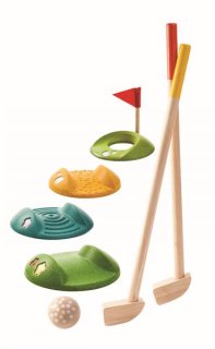 Mini Golf Komplettset - tolles Outdoorspiel für Garten und Park