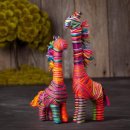 Giraffen Bastel Kit - Garnumwickelte Giraffen in leuchtenen Farben von Craft-tastic 