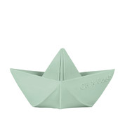 Origami Boot aus Naturkautschuk zum Beissen und für die Badewanne  mint