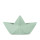 Origami Boot aus Naturkautschuk zum Beissen und für die Badewanne  mint