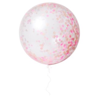 Pinke Konfettiballons von Meri Meri  - Giant konfetti ballon 3 Stück