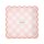 Zwölf pink-weiß karierte Pappteller  klein von Meri Meri