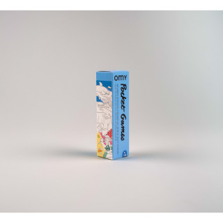 Pocket Game Ausmalposter Mini für unterwegs - 1 Meter Ausmalpapier plus Stift mit acht Farben von OMY Ocean