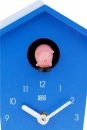 Kookoo Animal house - eine Wanduhr für´s Kinderzimmer mit verschiedenen Tierlauten AnimalHouse blau