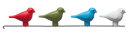BirdHouse eine Wanduhr wie eine Kuckucksuhr mit 12 Vogelstimmen von KooKoo