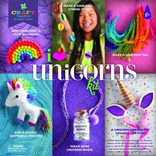I love unicorns - das ultimative Einhorn Bastelkit von Craft-tastic
