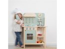 Kinderspielküche aus Holz in blauen Pastelfarben von Little Dutch