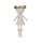 Kuschelpuppe Rosa - 50 cm mit geblümten Kleidchen von Little Dutch