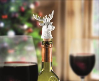 Winediver - Reindeer -  witziger Weinstopper
