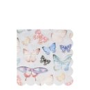 Servietten mit bunten Schmetterlingsmotiven von Meri Meri