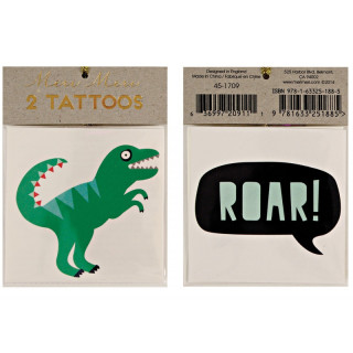 KleineTattoos für coole Kids von Meri Meri Dinosaurier Tattoo