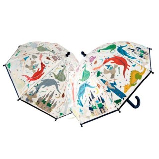 Regenschirme, die die Farbe im Regen wechseln von Floss& Rock Regenschirm mit Drachenmotiven