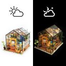 DIY Miniaturhaus - Cathys Flower House - Holzbausatz