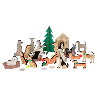 Wooden Dog Adventkalener
