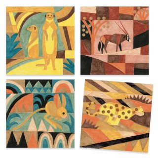 Inspired by Paul Klee - malen lernen mit Wachsmalstiften