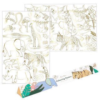 Jungle Colouring Posters