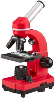 Bresser Junior Schülermikroskop rot
