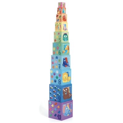 Stapelwürfel Regenbogen - neu von Djeco Stapelturm