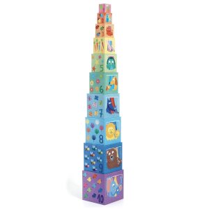 Stapelwürfel Regenbogen - neu von Djeco Stapelturm