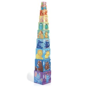 Stapelwürfel Regenbogen - neu von Djeco Stapelturm