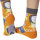 Walky Talkies, das sind Socken, die man auch als Handpuppen verwenden kann Polizeihund Wraf Größe 31-34
