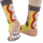 Walky Talkies, das sind Socken, die man auch als Handpuppen verwenden kann Einhorn Love Größe 31-34