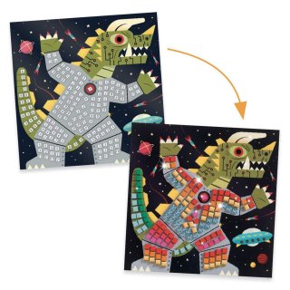 Mosaikbilder Space Battle