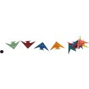 Papiergirlande Origami Skalar bunt von Tudi Billo