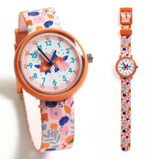 Armbanduhr mit Blumenmotiv von Djeco