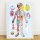 OMY Riesen-Ausmalposter mit Stickern Der menschliche Körper