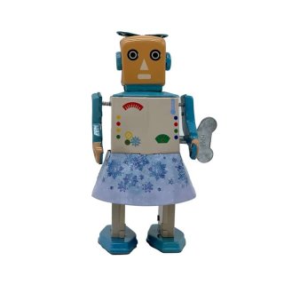 Mr & Mrs Tin Blechroboter Snowbot